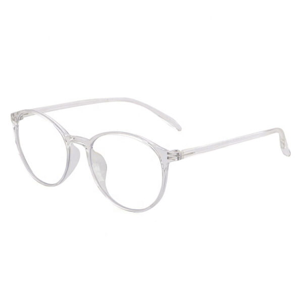 Round Blue Light Brille - Transparent - Premium