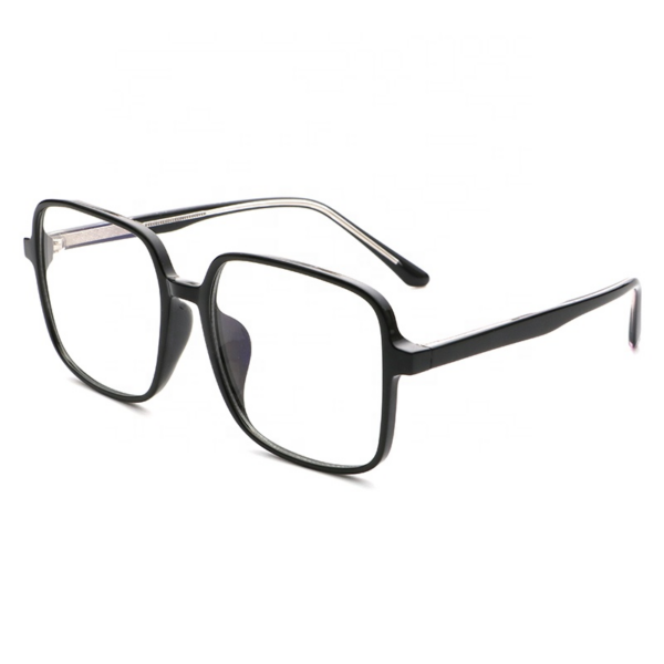 Square Blue Light Brille - Sort - Normal